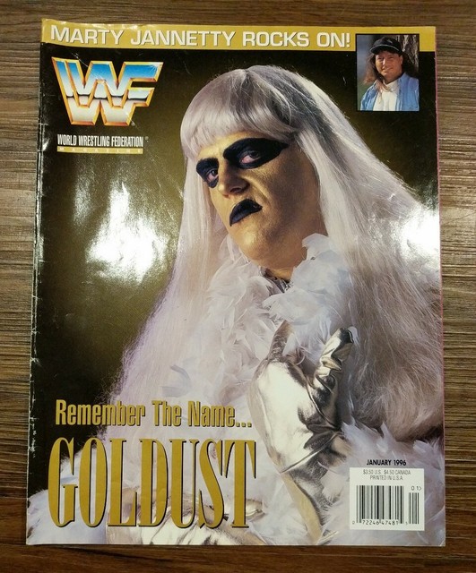WWF Magazine Goldust January 1996 01/1996 WWE WCW TNA NWA NJPW AEW
