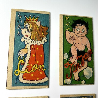 Vintage Betty Boop and others rare menko card Japanese Trading