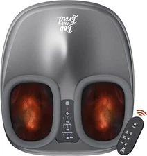BOB AND BRAD Lite Foot Massager with Remote Shiatsu Deep Kneading Relaxation 12"