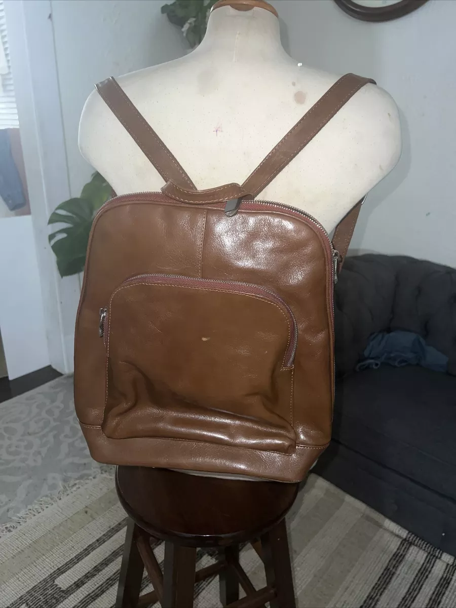 Ashwood Leather Genuine Authentic Leather Mini Backpack women's Bag Brown