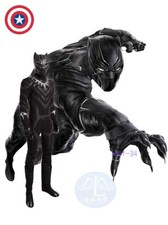 Captain America Civil War Black Panther Jumpsuit Helmet Shoes Cosplay Costume