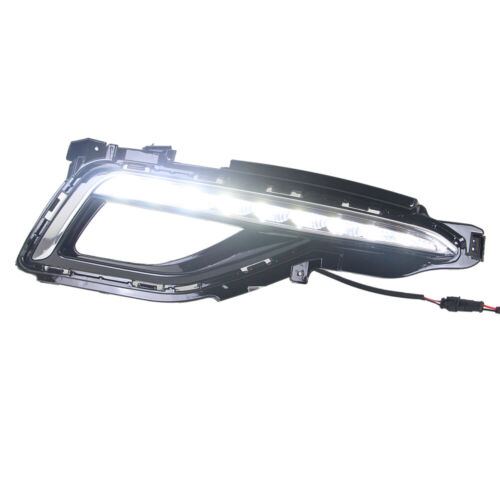 Luces antiniebla LED DRL para Hyundai Sonata 2015 2016 2017 + cubierta - Imagen 8 de 11
