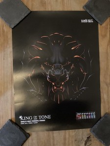 ERNIE BALL COBALT SLINKY GUITAR STRINGS STALL POSTER NR MINT CONDITION FREE POST