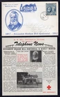CANADA Stamps 1947 FDC Cover Brantford Alexander G Bell; Telephone News Leaflet