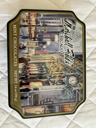 2022 MARSHALL FIELDS CHICAGO, FRANGO MINT CHOCOLATES COLLECTORS' TIN, (EMPTY)