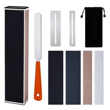 Guitar Fingerboard Luthier Tools Set Includes 8" Guitar Fret Leveling Sanding...