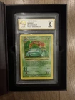 Venusaur 15/102 Pokemon Card Shadowless Base Set Holo 1999 - PSA 8 NM/MT - WOTC