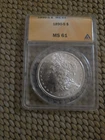 1890-S $1 Morgan Silver Dollar ANACS MS 61