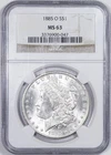 1885-O NGC MS63 Morgan Silver Dollar New Orleans Mint Uncirculated