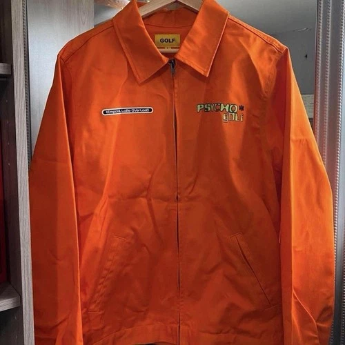 golf wang Tyler the creator biohazard orange jacket size large video thumbnail