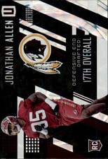 2017 Panini Unparalleled #236 Jonathan Allen RC - FB