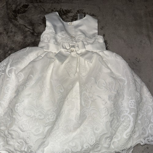 Blueberi Boulevard White Lace Sleeveless Dress Girls Size 3T Kids Party Dress - Picture 7 of 7