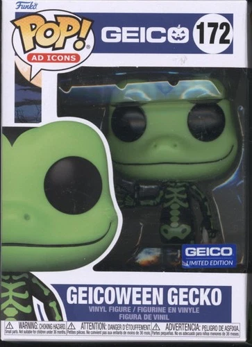 DR | Funko Pop! Ad Icons | Geicoween Gecko #172 | GEICO LE w/Soft Protector
