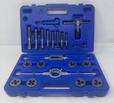 Westward 21-Pc Tap & Die Set 1PZ46 SAE/Metric Threading Kit w/ Case &ndash; Good Used