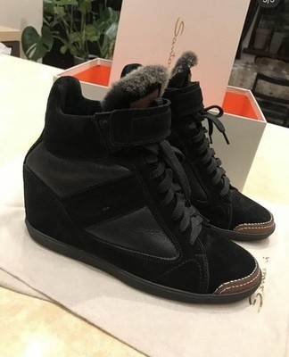 women santoni boots black 40