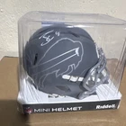 Buffalo Bills Riddell Slate Collection Mini Helmet Signed BAS James Cook