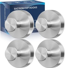 Suction Cup Hooks for Shower,Removable Shower Towel Suction Hooks for Bathroo...