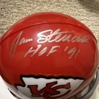 Jan Stenerud Kansas City Chiefs Signed Football mini Helmet HOF '91 NFL Auth