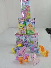 (6) 2003 Hasbro My Little Pony Tiny Tins Vintage G3