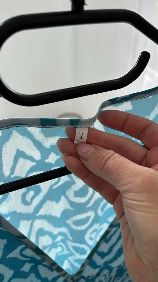 Damen Sommerkleid Blau Türkisblau Gr L/ 40 MIDI Urlaub Strand - Bild 2 von 4