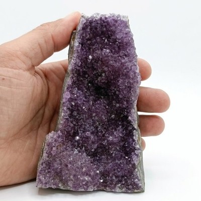Amethyst Druse Uruguay 330 g Kristall Geode Mineral Unikat Deko Heilstein