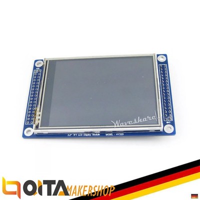Waveshare 3.2 Zoll 320x240 LCD TFT Display mit Touch Panel, SPI, 8805