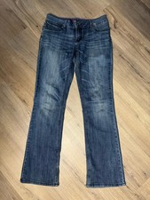 Women  s Wrangler Denim Jeans With Pockets And Jewels, Size 7/8, 34