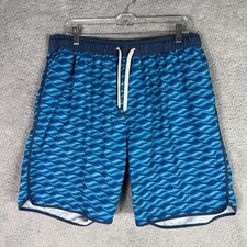 Fair Harbor Shorts Men's 3XL Swim Trunks Lined Blue Beach Surf 8" Inseam