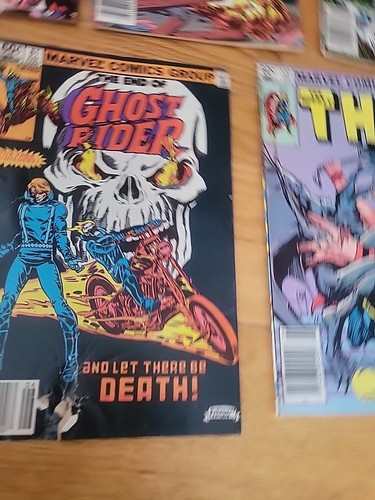 Estate Find - Lot Of 5 Vintage Marvel Comics - Thor Ghost Rider ROM New ...