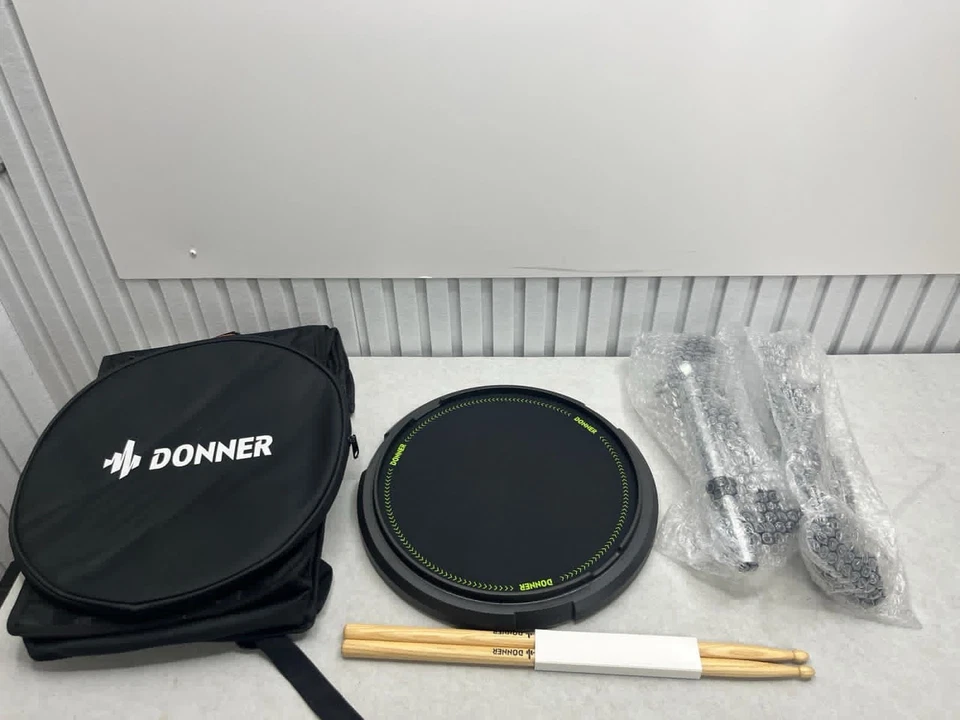 Tuono Drum Pad per Esercizi con Supporto, Set - Immagine 4 di 4