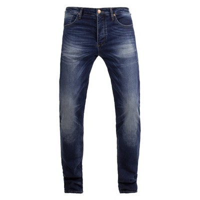 John Doe Ironhead XTM Used Jeans, Dark Blue, Size 36/32