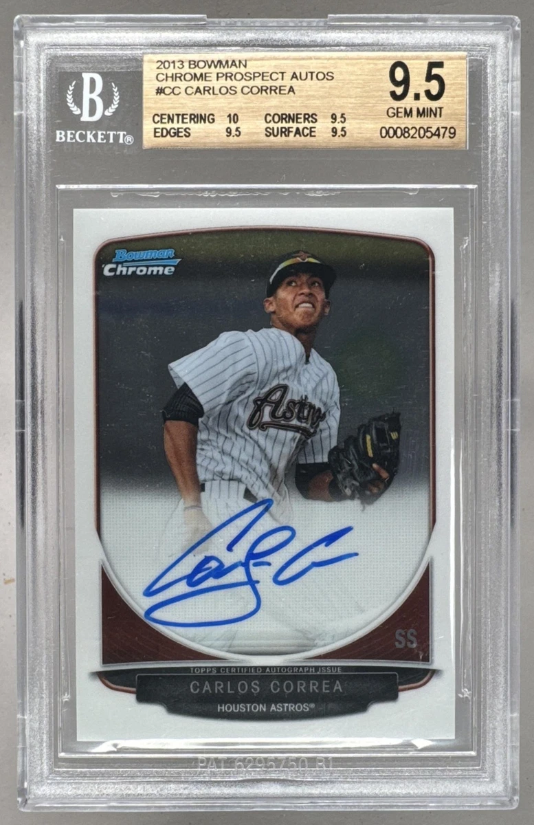 Bowman Carlos Correa Baseball Sports Trading Cards & Accessories