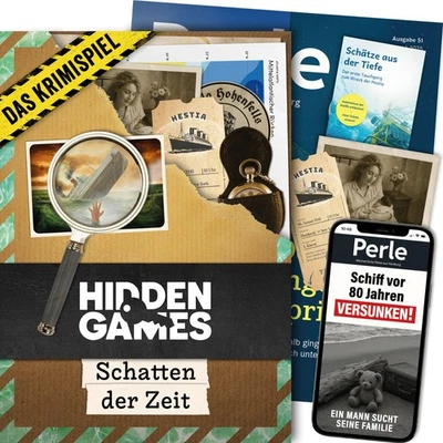 HIDDEN INDUSTRIES NEU! Hidden Games - Schatten der Zeit - Deutsch - Realistisches Krimispiel