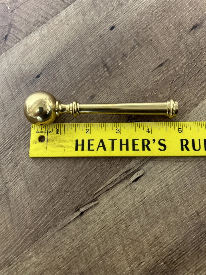 Vintage LAMP FINIAL TOPPER Solid brass finish - Image 4 of 4