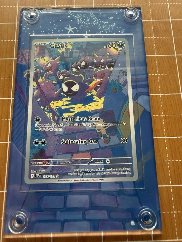 Pokémon Gastly 177/162 IR Pokemon Sv05: Temporal Forces Extended Art Case - Image 4 of 4