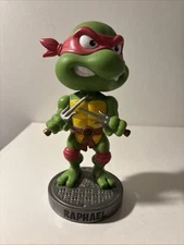 Viacom Int. 2014 TMNT Raphael 7" Bobble Head Figure A243 open box new