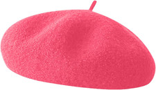 Wool Berets for Women - Classic French Beret Hats for Women and Kids, Solid Colo