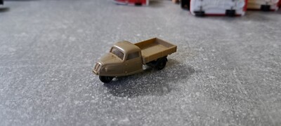 011 Transporter Spur H0 1:87 Wiking Goli Goliath Pritsche olivgrau unten grün