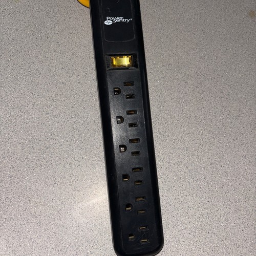 Lot Of 4 6 Outlet Safety Surge Protector Plug AC Wall Power Strip Extension - Picture 3 of 6