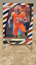 2024 Panini Prizm Red White & Blue - Zack Moss - Cincinnati Bengals