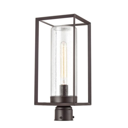 Millennium Wheatland 1 Light Outdoor Post Lantern Bronze/Seeded - 4581-PBZ
