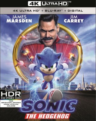 Sonic the Hedgehog [New 4K UHD Blu-ray] With Blu-Ray, 4K Mastering, Ac-3/Dolby