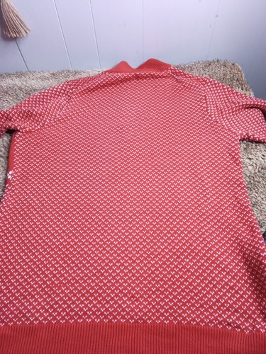 Foundry Moose Christmas Sweater 1/4 Zip Knit Pullover Sweater Big Tall Mens XLT - Picture 7 of 8