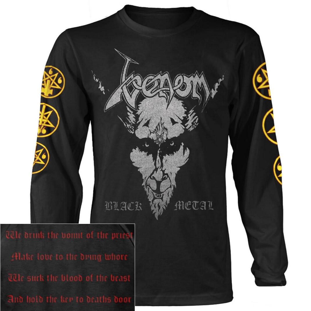 Venom Black Metal Long Sleeve Shirt S M L XL XXL Official Band