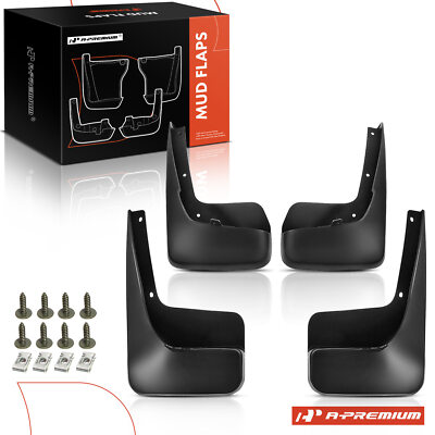 A-Premium Splash Guard Mud Flaps w/o Running Board for Chrysler Town & Country