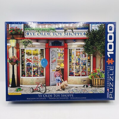 Eurographics 1000 Pc Jigsaw Puzzle, ''Ye Olde Toy Shoppe'' Brand New-Sealed Box!