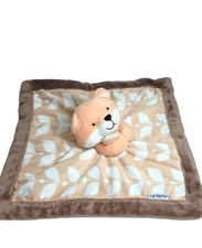 Carter's Fox Orange Brown Security Lovey Blanket 13"
