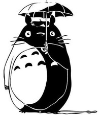 Studio Ghibli Totoro anime cartoon die cut Vinyl car decal sticker