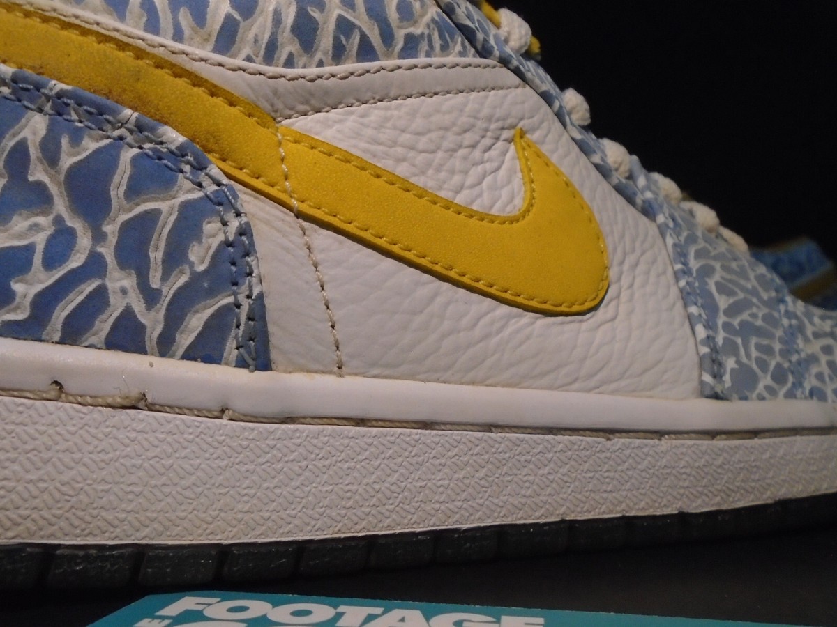 NIKE AIR JORDAN 1 RETRO LOW OG WEST SIDE COAST WHITE YELLOW NIKE AIR JORDAN 1 RETRO LOW OG WEST SIDE COAST WHITE YELLOW