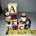 Hallmark Americana Crazy Mountain Figurine 4th of July Uncle Sam Patriotic USA